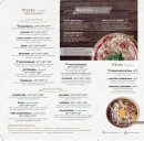 Menu Signorizza - Les pizzas et pates