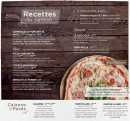 Menu Signorizza - Les recettes et calzones