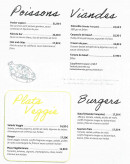 Carte et menu de Brasserie de la Maine à Bouchemaine — Les poissons, viandes et burgers