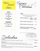 Carte et menu de Brasserie de la Maine à Bouchemaine — Les tapas et salades