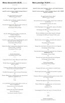 Carte et menu de Auberge de la Vallée du Jeu à Chemillé-en-Anjou — Les menus