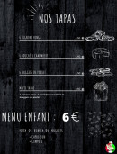Carte et menu de Pizza Fresca & Burgers à Les Ponts de Ce — Les tapas