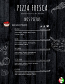 Carte et menu de Pizza Fresca & Burgers à Les Ponts de Ce — Les pizzas bases sauce tomates page 1