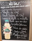 Carte et menu de Le Moulinet La Petite Folie Gourmande à Jarze — L'ardoise