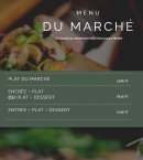 Carte et menu de Les Toqués d'Anjou à Rives-du-Loir-en-Anjou — Le menu