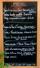 Menu La Guillemette - L'ardoise