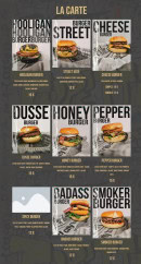Carte et menu de Brasserie Anj'ou Démon à Le Lion d'Angers — Les burgers