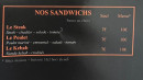 Menu 0'63 - Les sandwichs