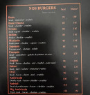 Menu 0'63 - Les burgers