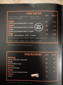 Menu 0'63 - Les tacos et paninis