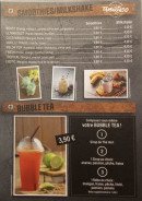 Menu Les Pagannes - Les smoothies, milkshakes et bubble tea