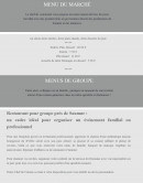 Carte et menu de Domaine de la Blairie à Gennes-Val-de-Loire — Les menus