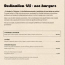 Menu L'Aviateur - Les burgers