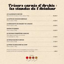 Menu L'Aviateur - Les viandes