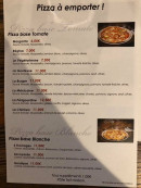 Menu Au ptit restaurant du château - Les pizzas