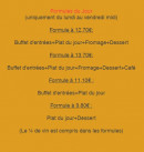 Carte et menu de L'Oeuf et la poule à Beaupréau-en-Mauges — Les formules