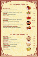 Menu Restaurant Bollywood Zaika - Les entrées