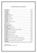 Menu Restaurant le Berbère - Les spécialités de couscous