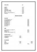 Menu Restaurant le Berbère - Les vins cuits et boissons fraîches
