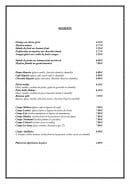 Menu Restaurant le Berbère - Les desserts