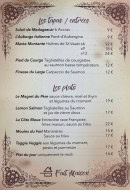 Menu Le Rockambol - Les entrées, plats et tapas