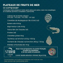 Carte et menu de La Belle Ostréa à Agon Coutainville — Les plateaux de fruits de mer