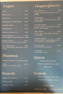 Carte et menu de Le 11 à Agon Coutainville — Crepes, coupes glacées