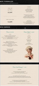 Menu A10 Canteen - Les formules, menus