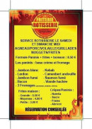 Carte et menu de Friterie Rôtisserie Maison Lengronne à Lingreville — Les plats à la carte