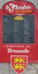 Carte et menu de La Flambée des Cuivres à Villedieu les Poeles — Les galettes, crêpes, salades...