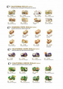 Menu Asia Shop - Les californias et oignons frits rolls,