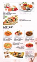 Menu Hoki Sushi - Les menus mixtes et  menus chirashi