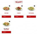 Menu Top food - Les salades