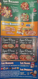 Menu Yass'pizza - Les boissons, desserts, ...