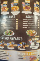 Menu Zerda - Les salades, assiettes, ...