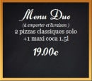 Menu L'antica - Menus Duo