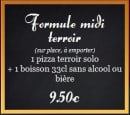 Menu L'antica - Les Formules