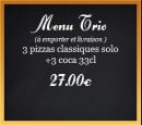 Menu L'antica - Menus Trio