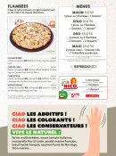 Menu La Pizza de Nico - Les flambées et menu