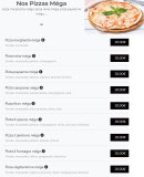 Menu Le syphax - Les pizzas méga