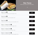 Menu Le syphax - Les tacos