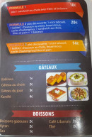 Menu ô délices du Liban - Les formules, gâteaux et boissons