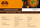 Menu Punjab - Les menus