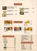 Menu Royal Grill - les salades, desserts, ...