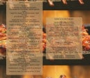 Menu Shin'zen - Menu yakitori et sashimi 