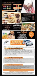 Carte et menu de Duo Pizza à Sezanne — Desserts, glaces...