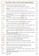 Carte et menu de La Billetterie à Ville en Tardenois — les pizzas
