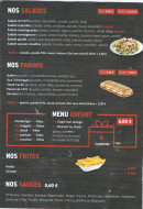 Menu Le chti resto - Les paninis, salades,......