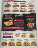 Menu Jinene food - Les sandwichs, burgers, ...