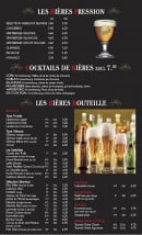 Menu The Sherlock - Bières